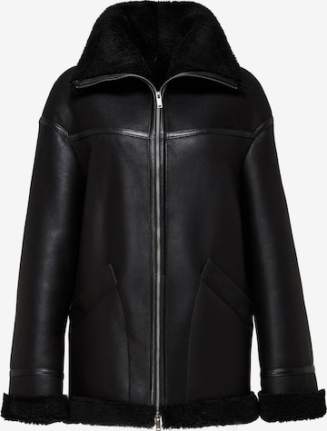 V S P Winter Coat 'Dina' in Black: front