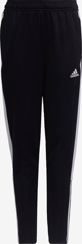 ADIDAS PERFORMANCE Workout Pants 'Tiro Essential' in Black: front