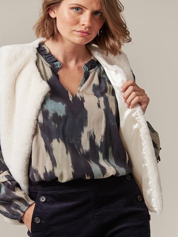 Gilet 'Fuzzy' Deeluxe en blanc