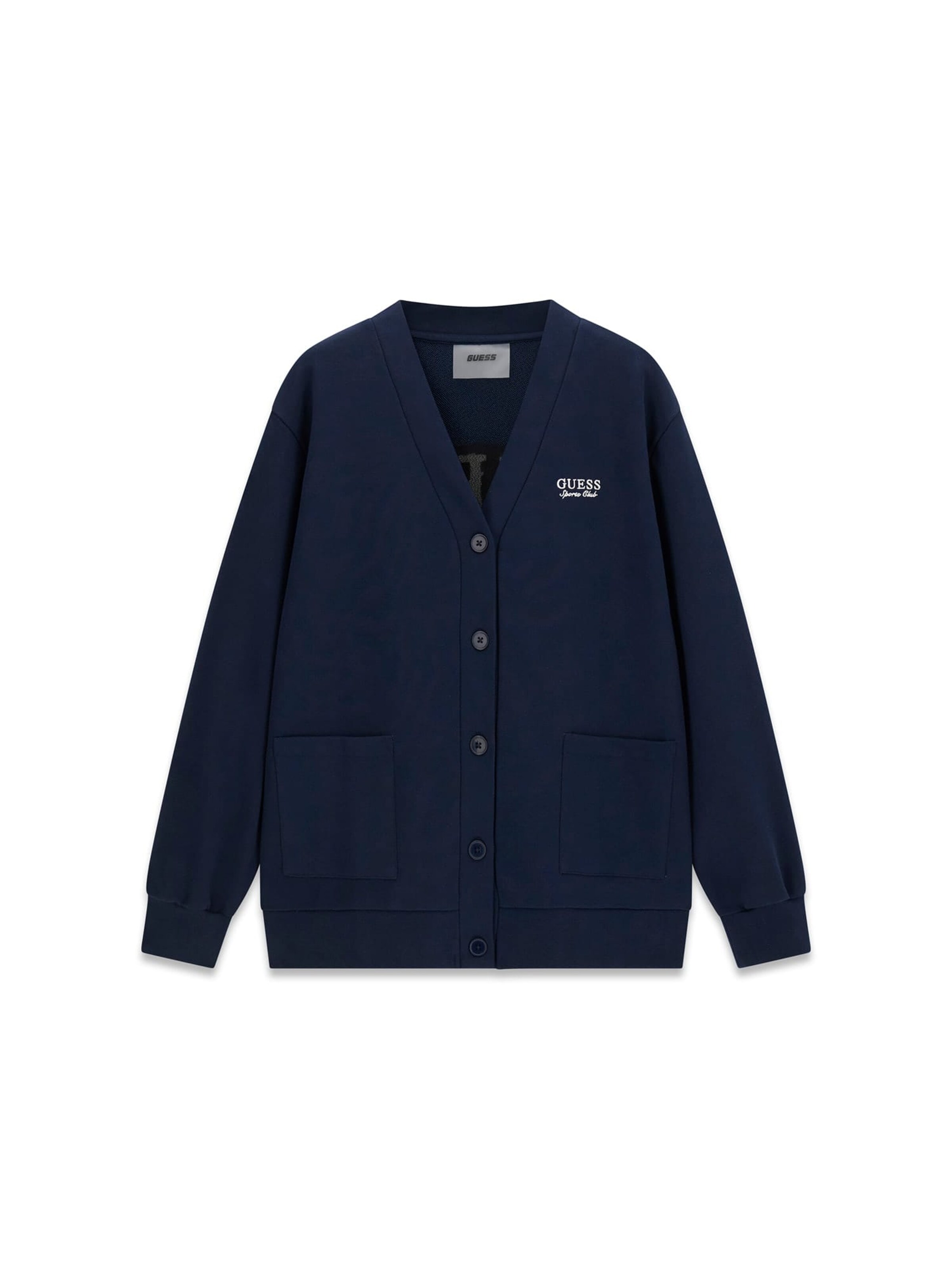 GUESS Knit Cardigan in XXS in Dark blue / White, Item view