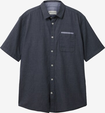 TOM TAILOR Regular fit Button Up Shirt in Blue: front