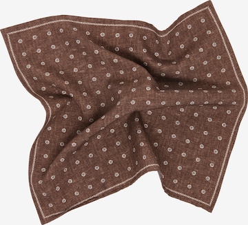 ETERNA Pocket Square in Brown: front