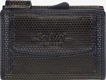 SecWal Wallet in Black: front