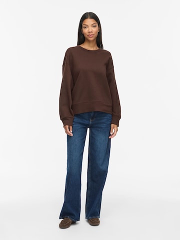 VILA Sweatshirt 'VIVera' in Bruin