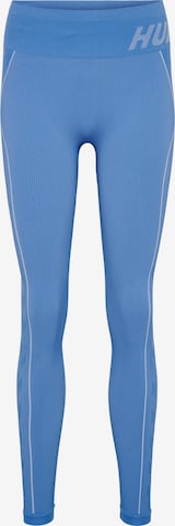 Hummel Skinny Sporthose 'Christel' in Blau: predná strana