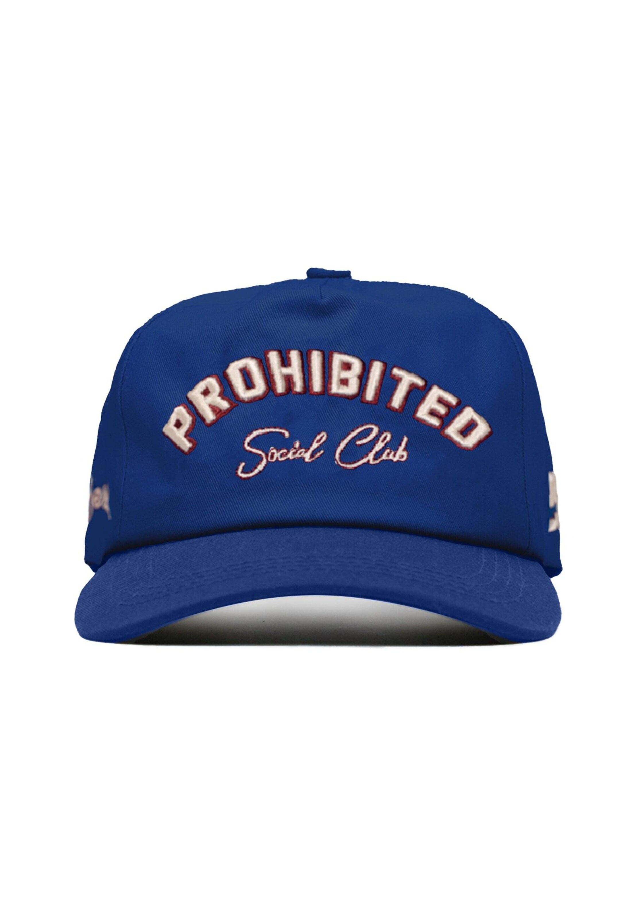Casquette Prohibited en bleu