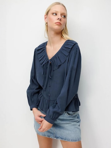 Camicia da donna di MixRay in blu