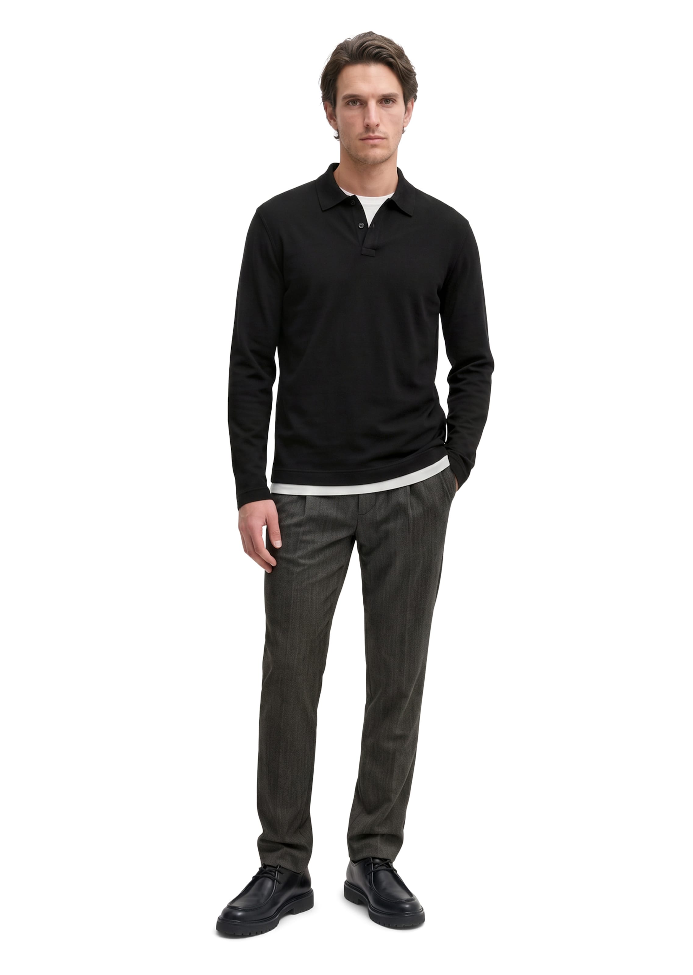 Marc O'Polo Shirt in Zwart