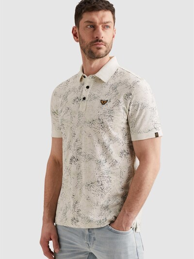 PME Legend T-Shirt 'Polo shirt in jersey with allover print' en S en blanc, Vue avec produit