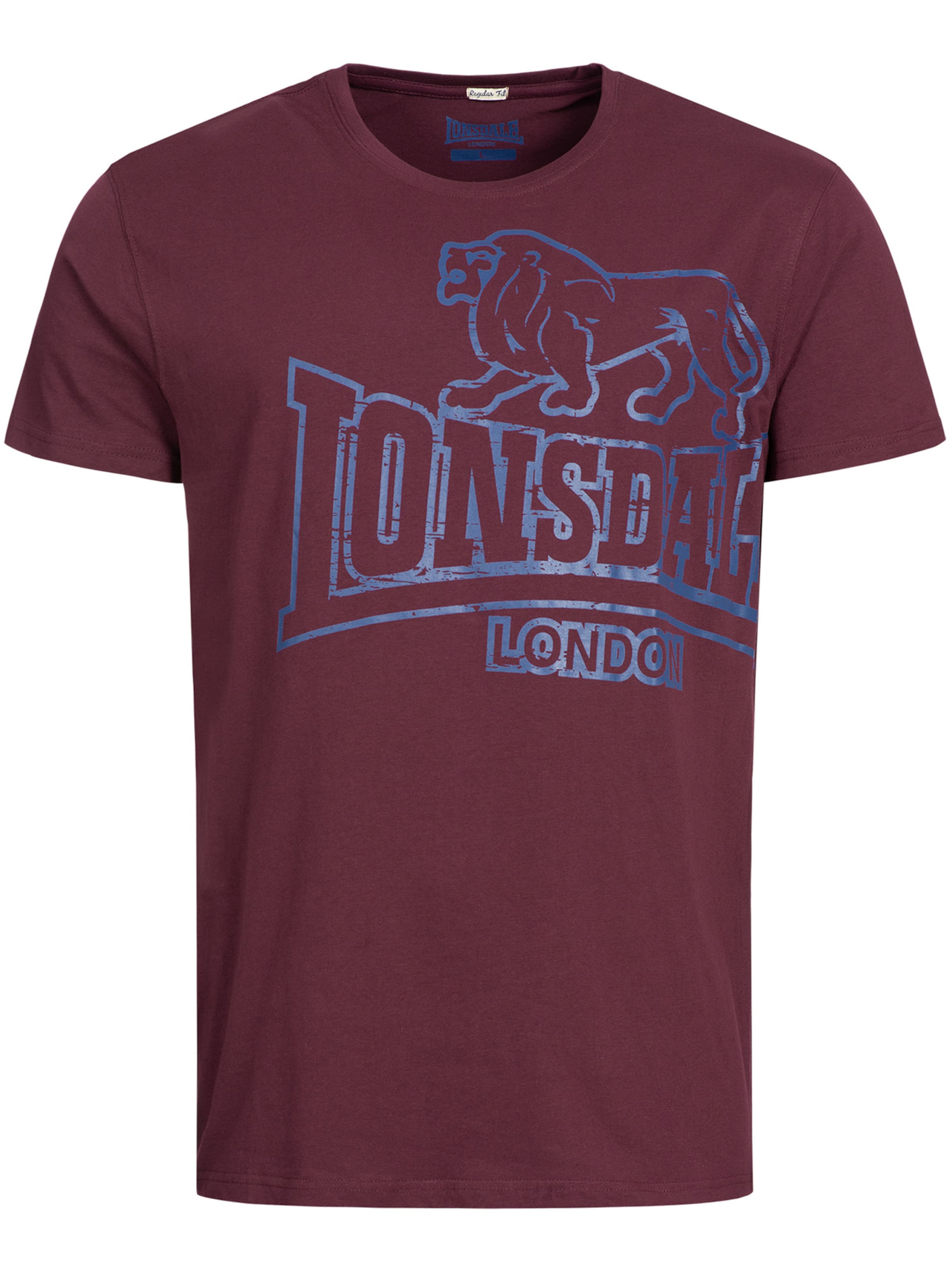 Maglietta 'Langsett' di LONSDALE in rosso: frontale