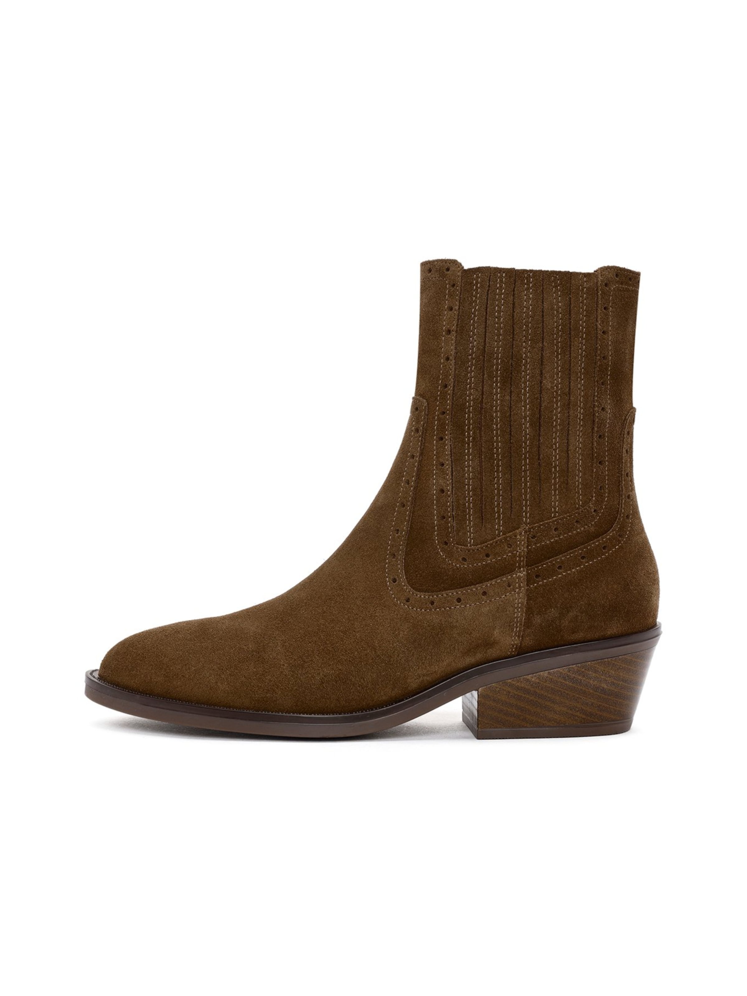 Ankle boots di Derimod in marrone: frontale