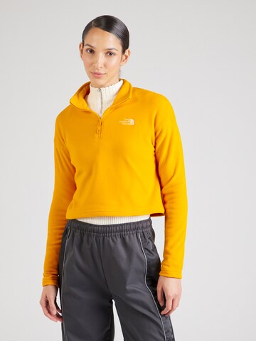 THE NORTH FACE Спортивная кофта 'GLACIER' в Желтый: спереди