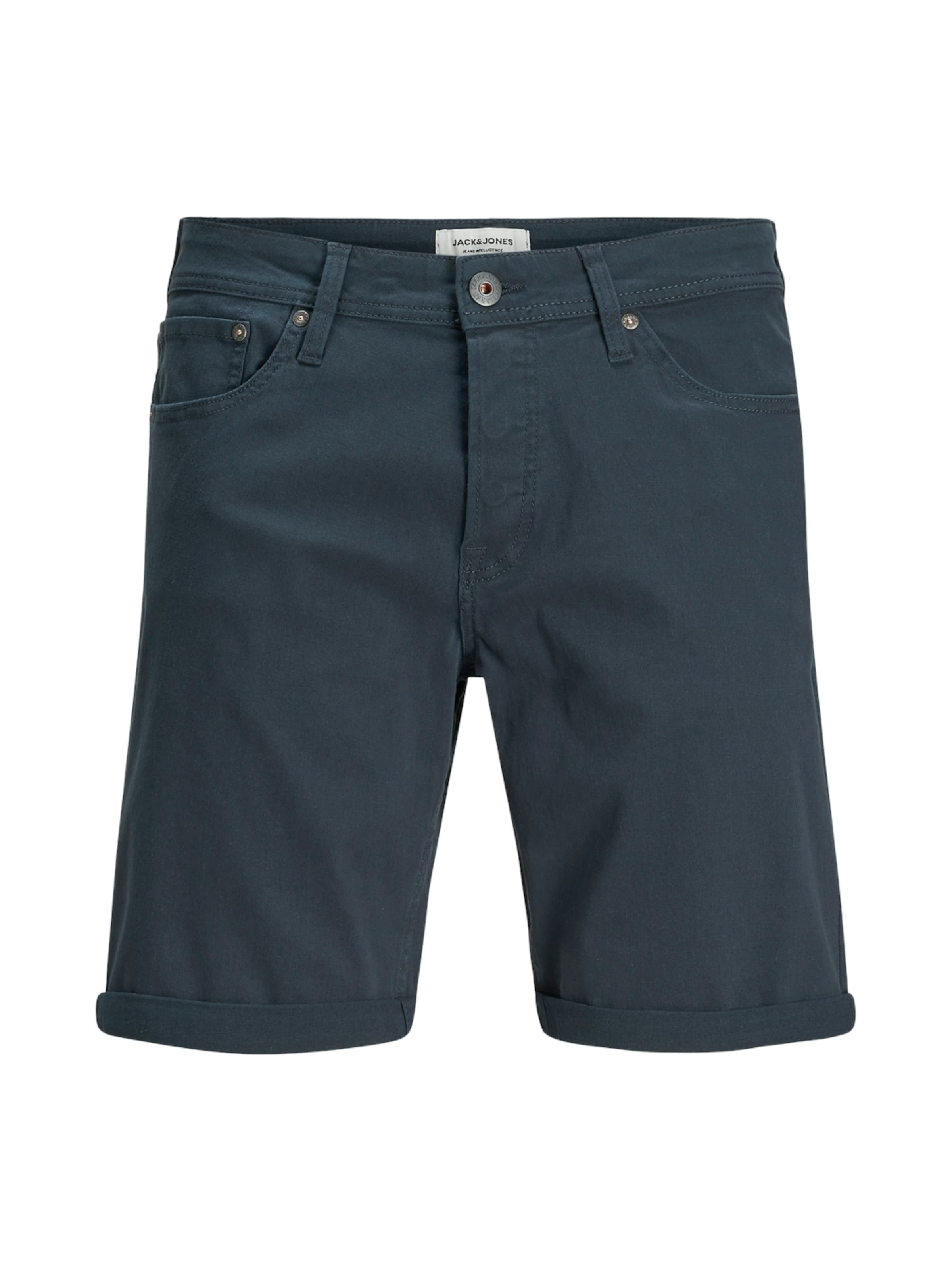 Jack & Jones Plus Pants in Blue: front