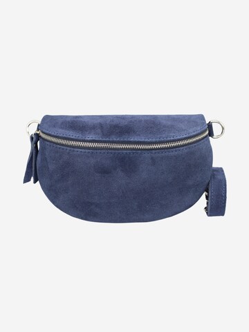 Adel Bags Gürteltasche 'Suede' in Blau: Vorderseite