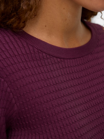 VERO MODA Sweter 'VMSILJE' w kolorze czerwony
