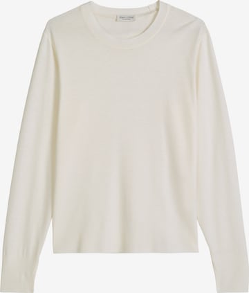T-shirt Marc O'Polo en blanc : devant