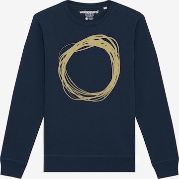 Sweat-shirt ' Kreis ' Watapparel en bleu : devant