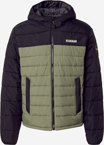 NAPAPIJRI Between-season jacket 'A-GESAR H' in Green: front