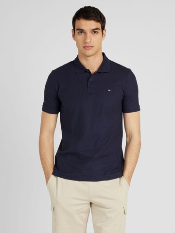 Calvin Klein Poloshirt in Blau: Vorderseite