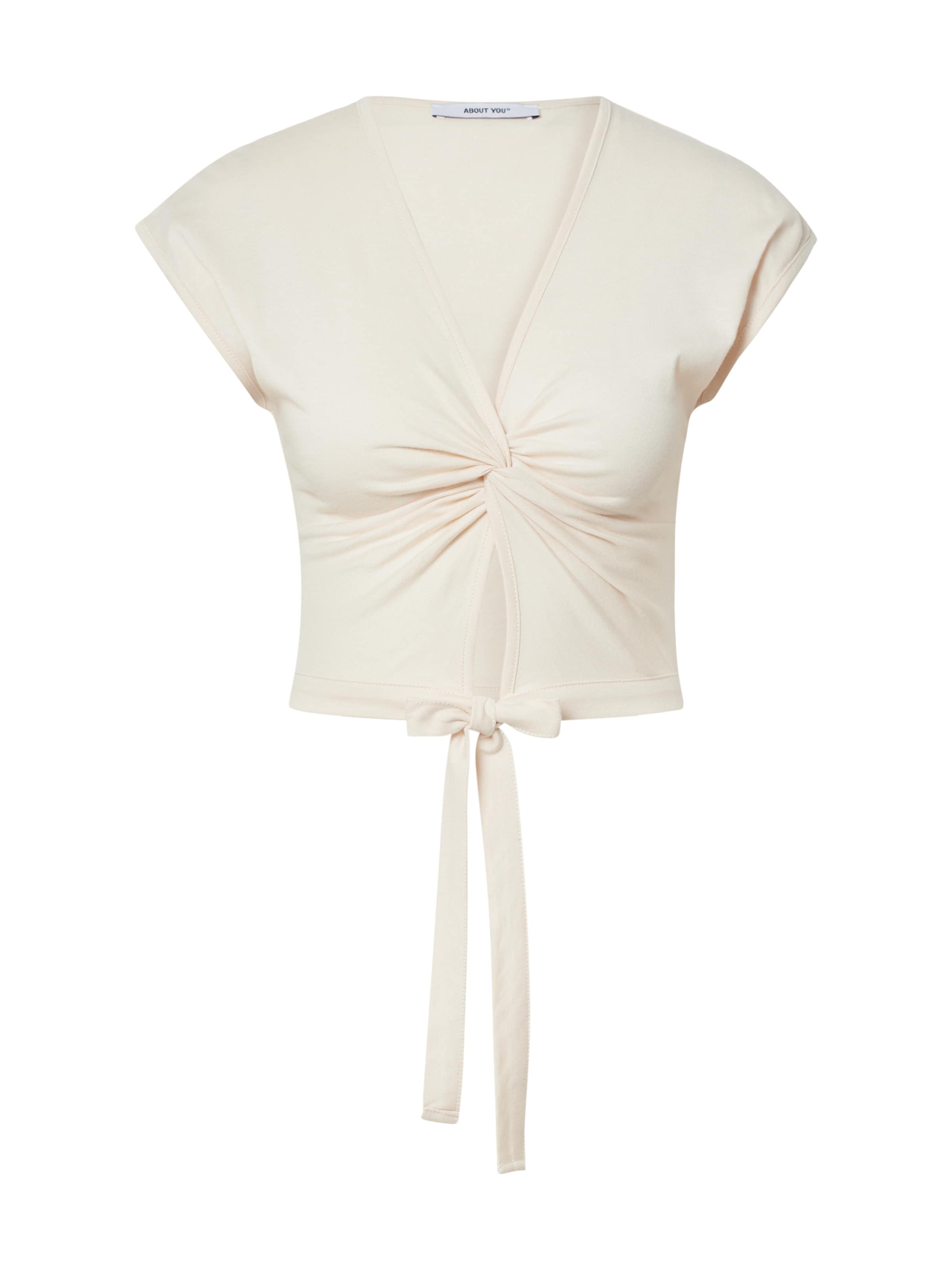 ABOUT YOU T-shirt 'Nanni' i beige: framsida