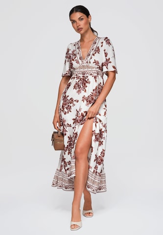 Robe d’été Ombre en marron