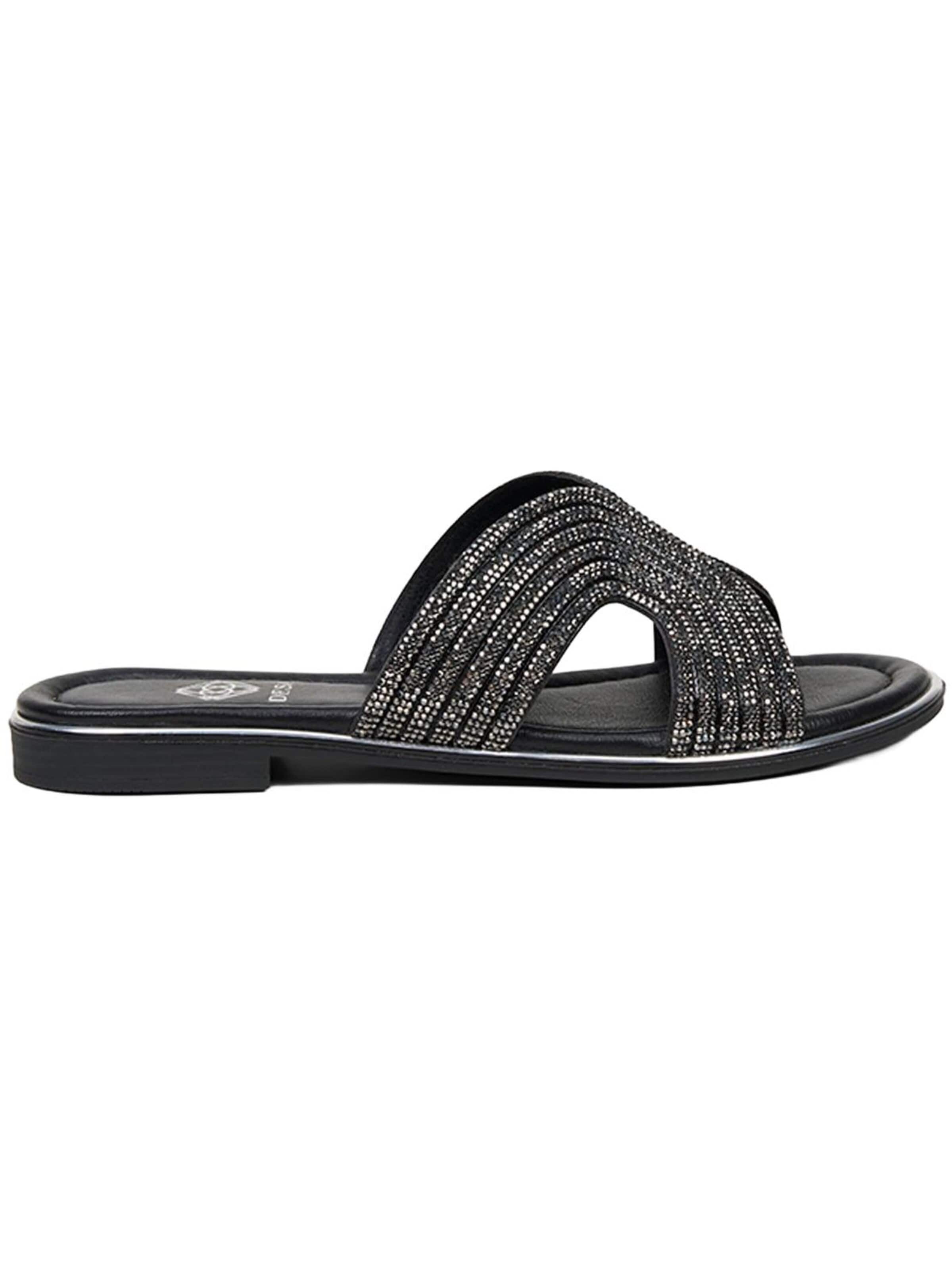 Desa Mules 'Folien' in Black: front