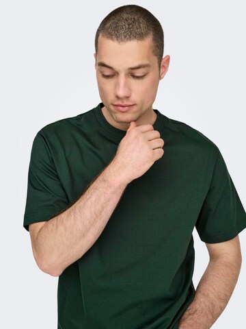Only & Sons Tričko 'Fred' - Zelená