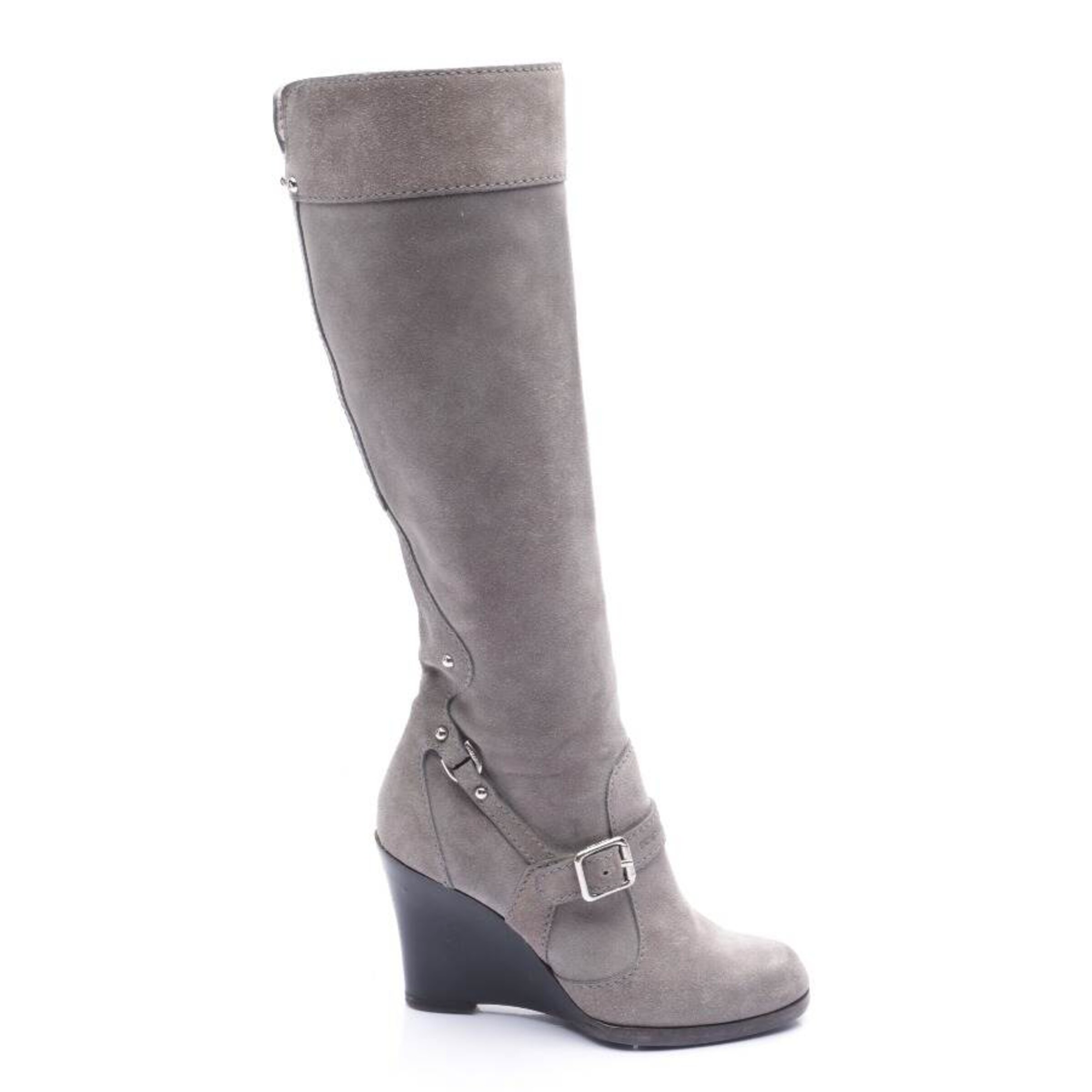 JIMMY CHOO Stiefel 36 in Grau: Vorderseite