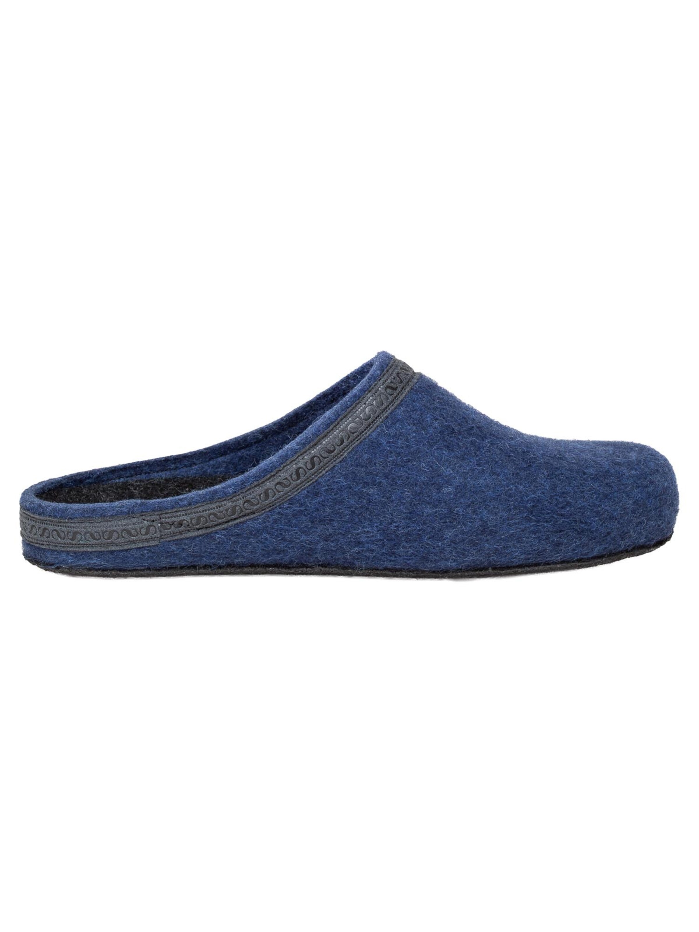 Stegmann Slippers 'Filz' in Blue