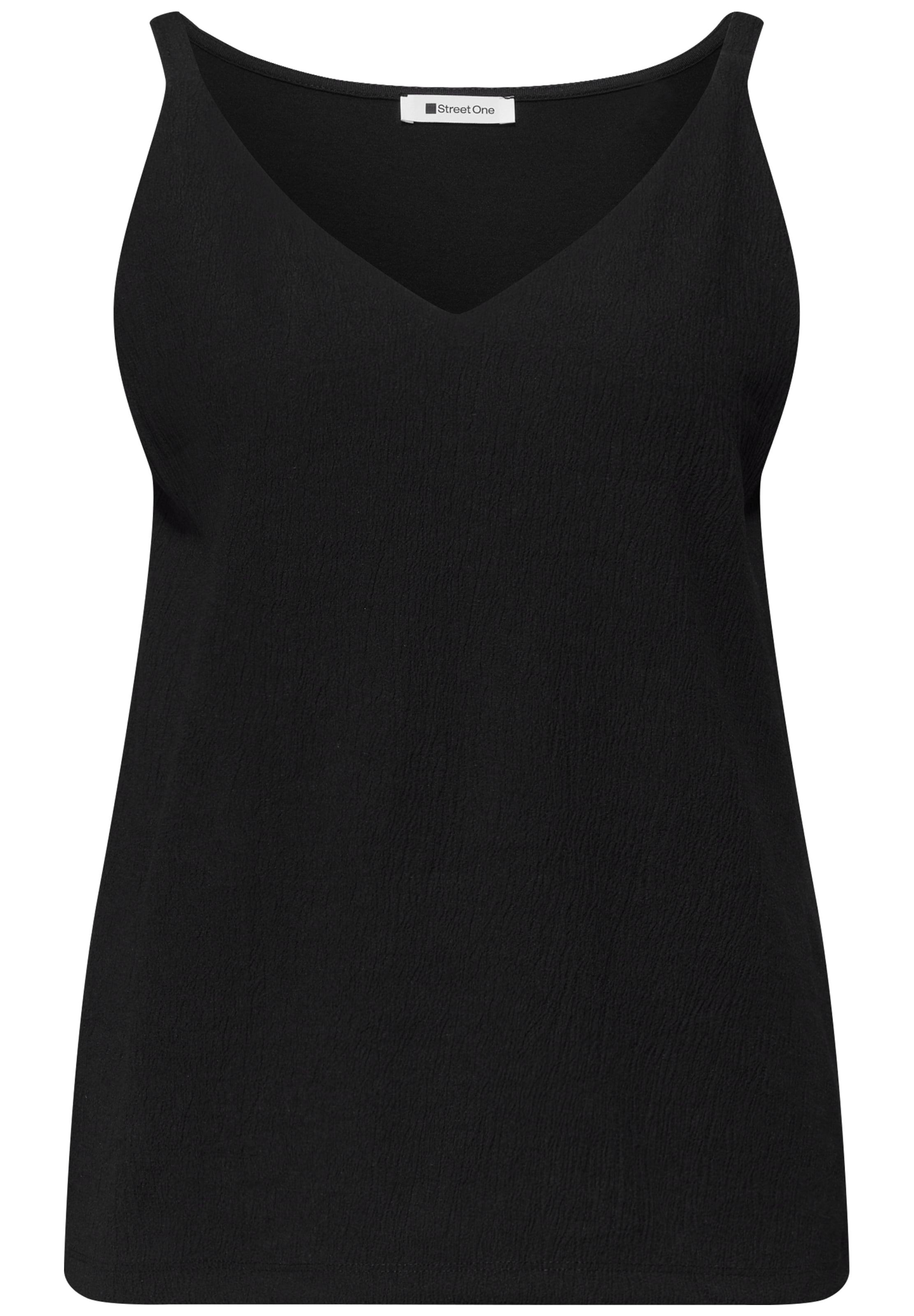 STREET ONE Top in Schwarz: Vorderseite