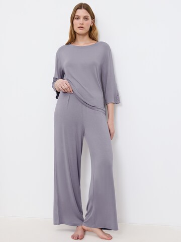 TRIUMPH Pajama pants ' Aura Spotlight Trousers ' in Grey