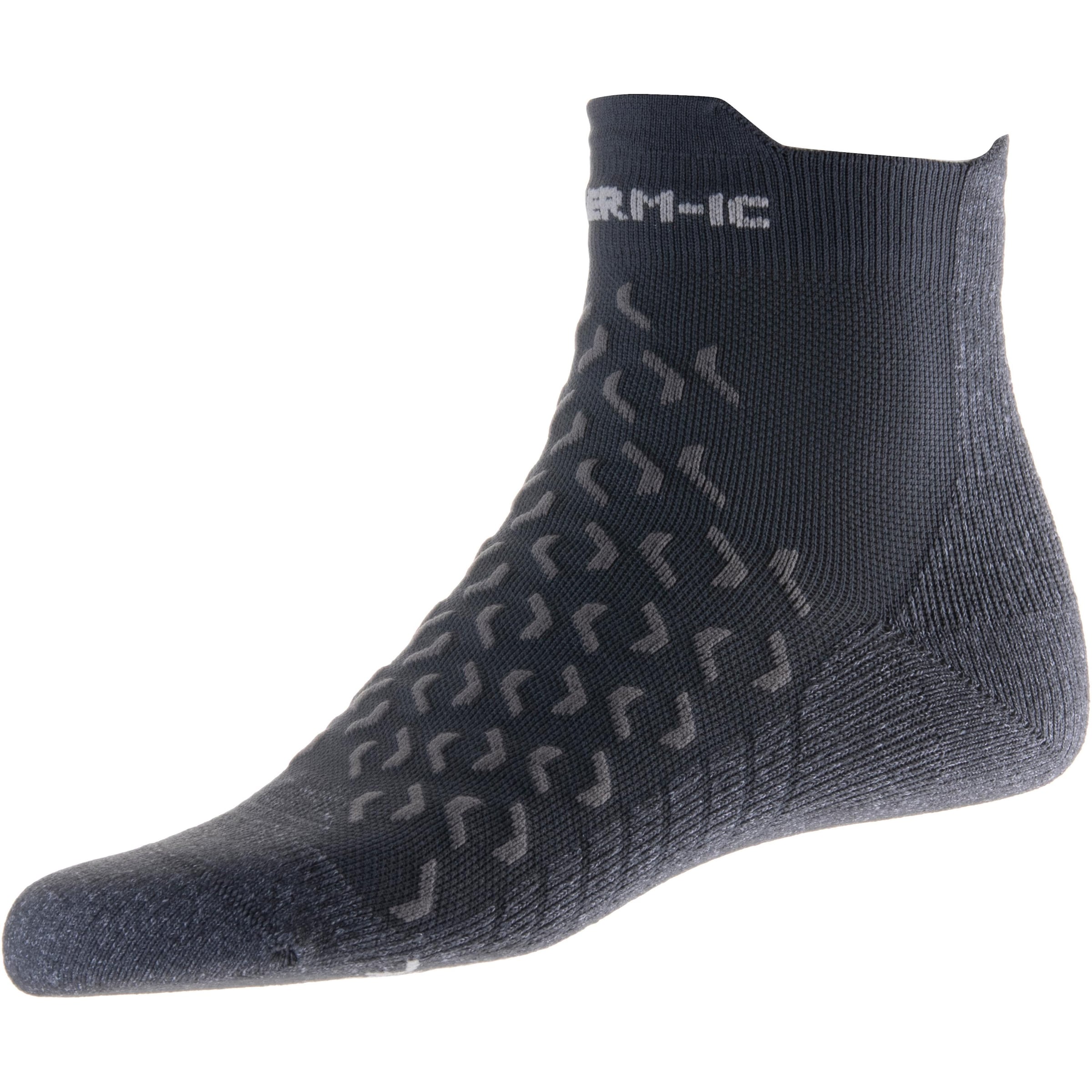THERM-IC Athletic Socks in Grey: front