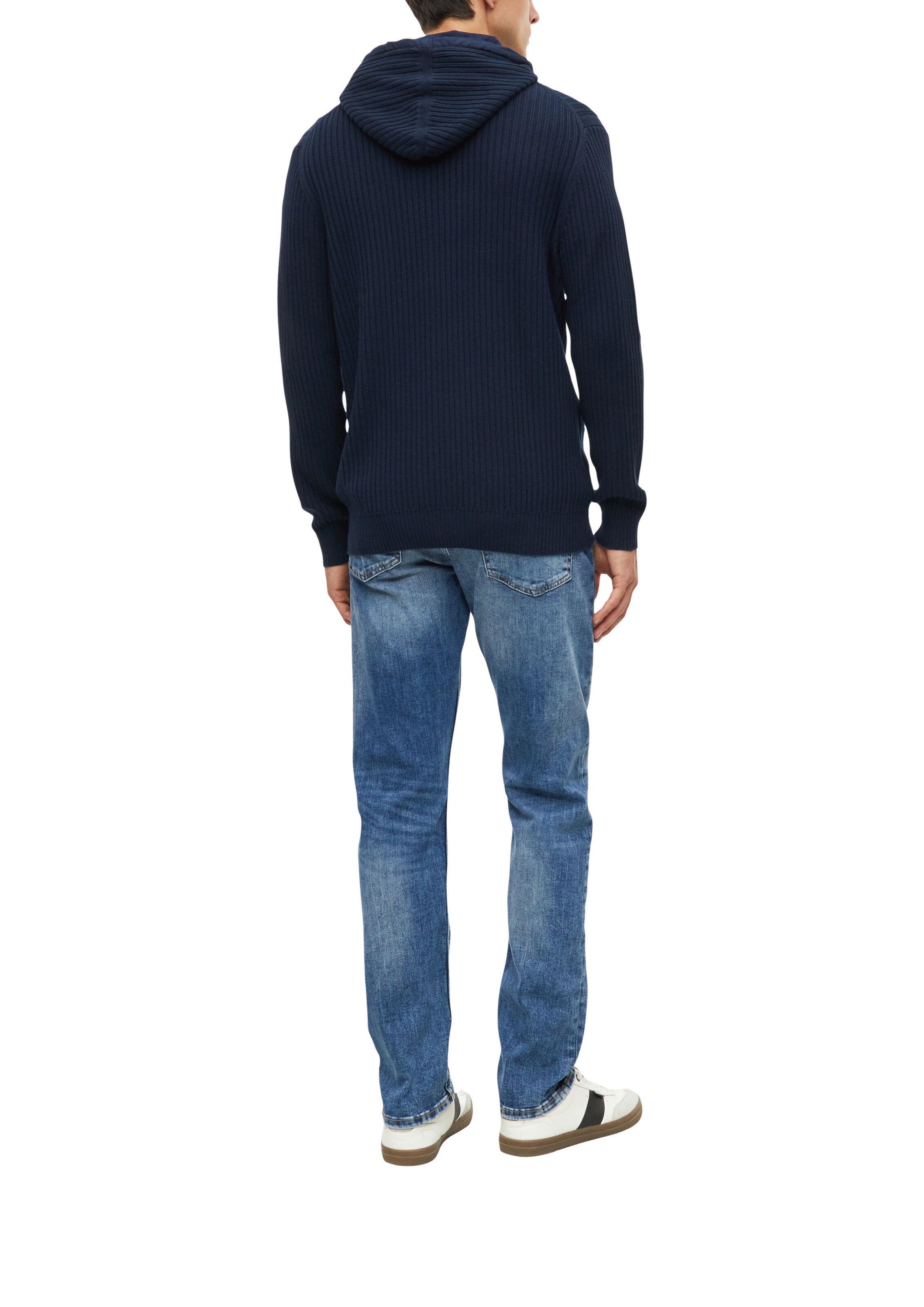 s.Oliver Strickjacke in Blau: Rückseite