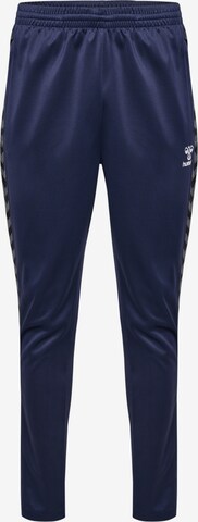 Hummel Workout Pants in Blue: front