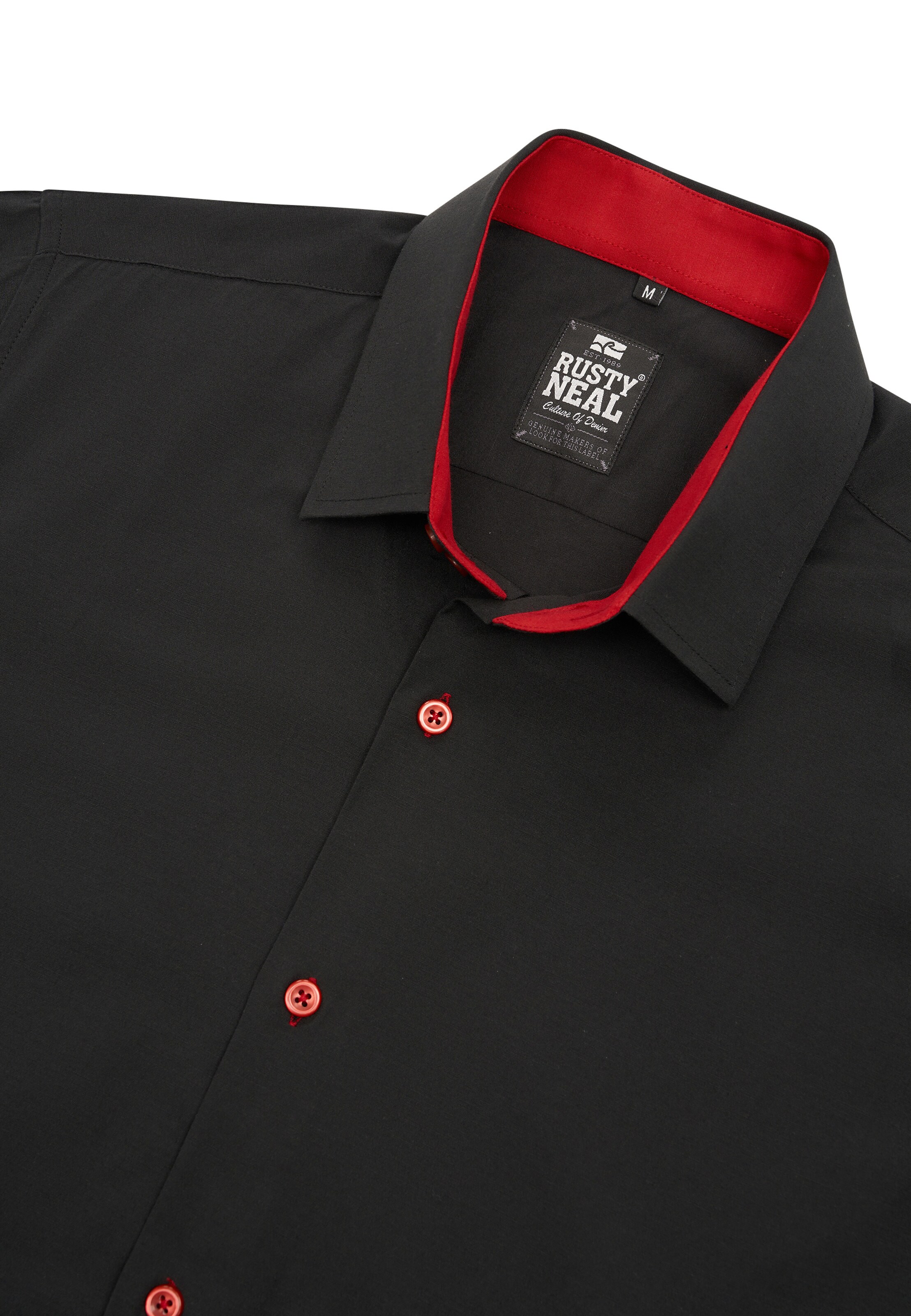 Rusty Neal Regular fit Button Up Shirt in Red