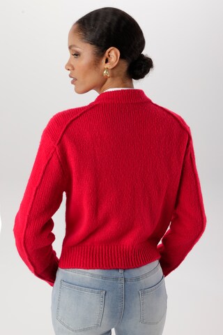 Aniston SELECTED Strickjacke in Rot