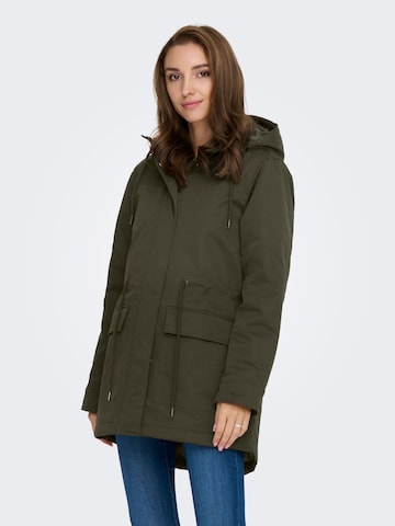 Parka mi-saison 'ONLHannover' ONLY en vert : devant