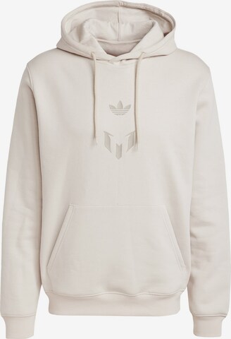ADIDAS PERFORMANCE Sports sweatshirt 'Messi' in Beige: front