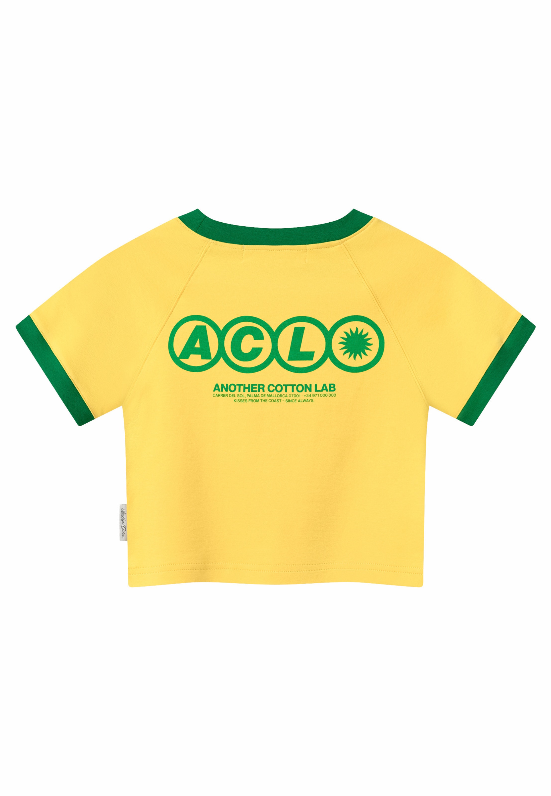Another Cotton Lab - Camisa 'Carrer Del Sol' em amarelo