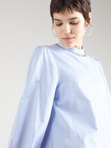 Chemisier 'Schwarze Rose' SEIDENSTICKER en bleu