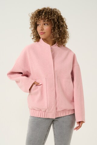 Veste mi-saison 'Gianina' Cream en rose : devant
