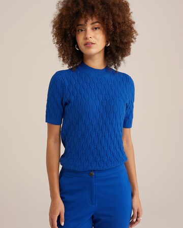 WE Fashion Svetr – modrá