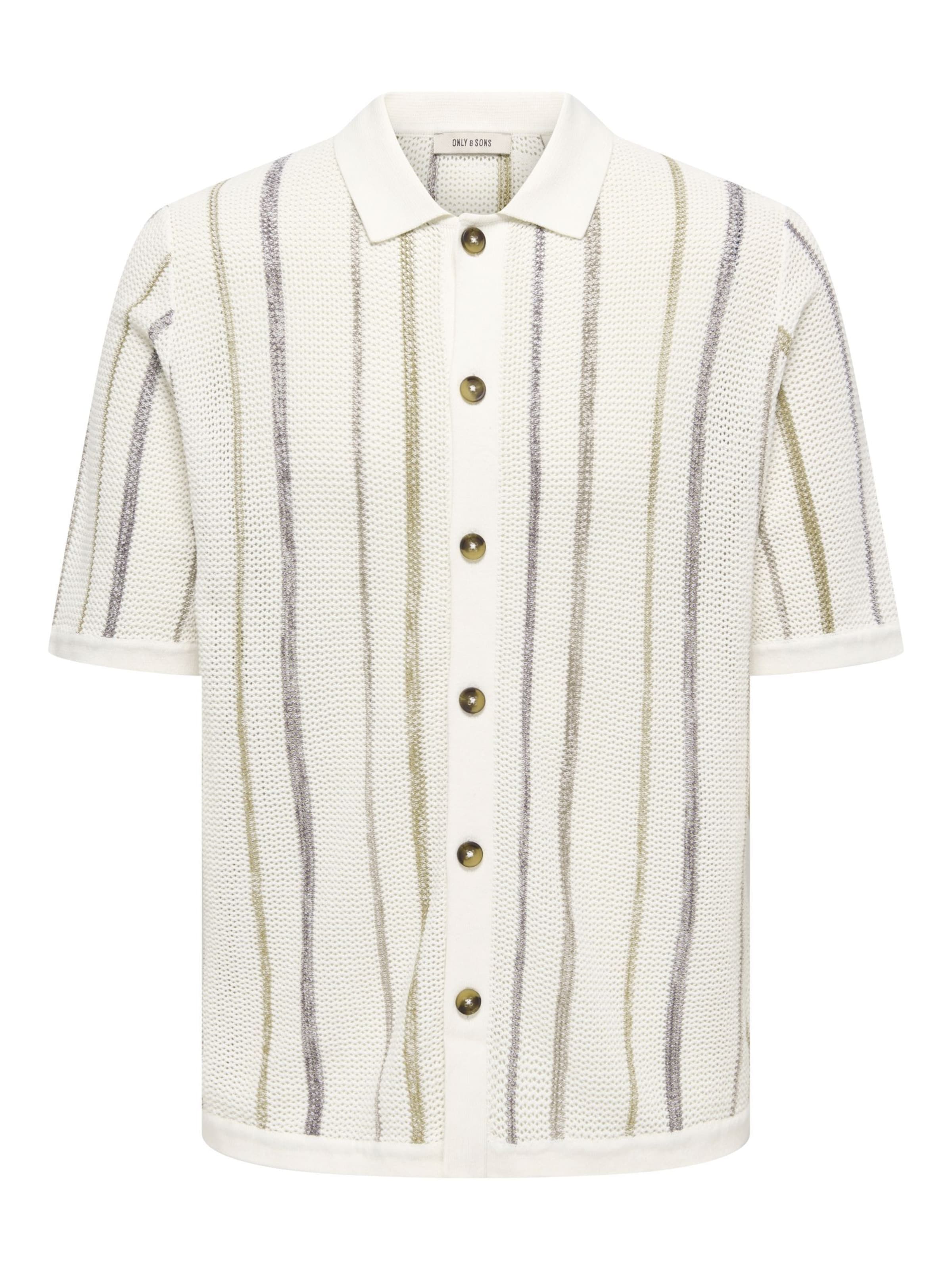 Giacchetta 'ONSTobby' di Only & Sons in bianco: frontale