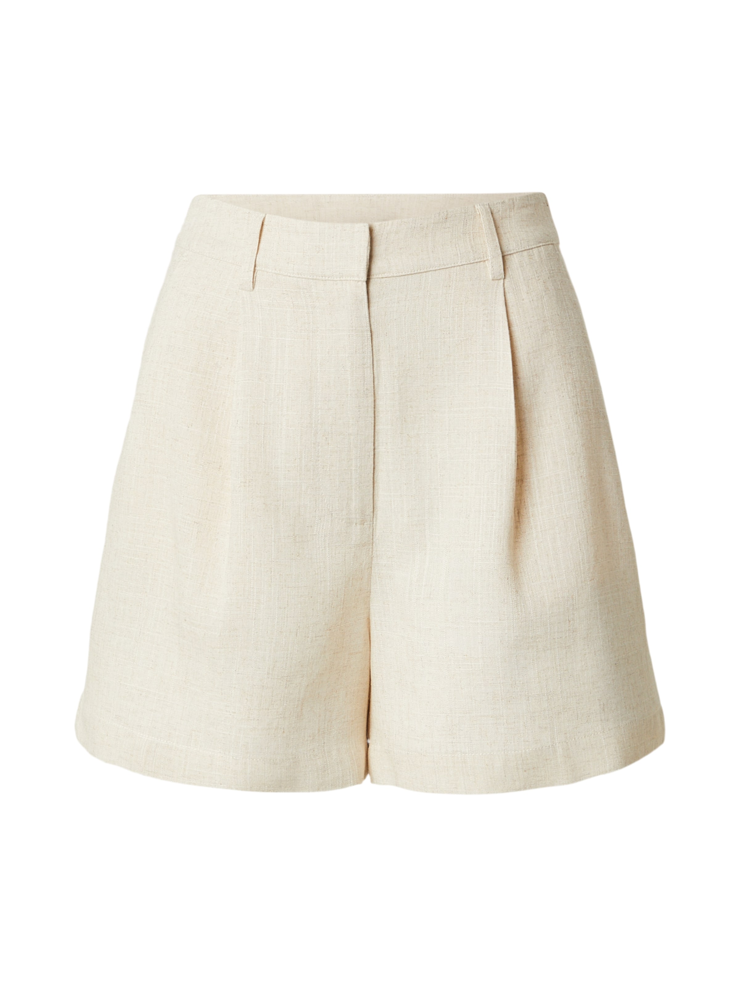 regular Pantaloni con piega frontale di noar studios in beige: frontale