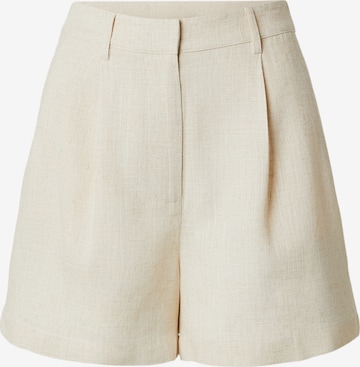 noar studios Regular Pantalon in Beige: voorkant