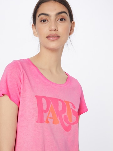 T-shirt 'PARIS' Key Largo en rose