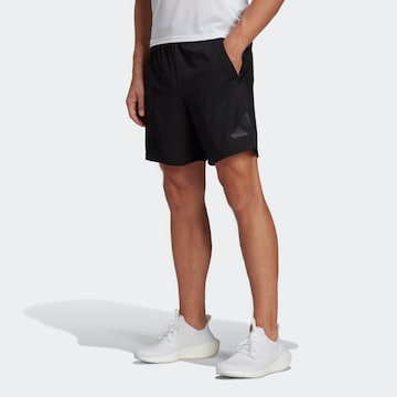 ADIDAS PERFORMANCE Regular Sportshorts 'Essentials' in Schwarz: predná strana