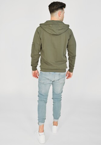 TOP GUN Sweatvest ' ' in Groen