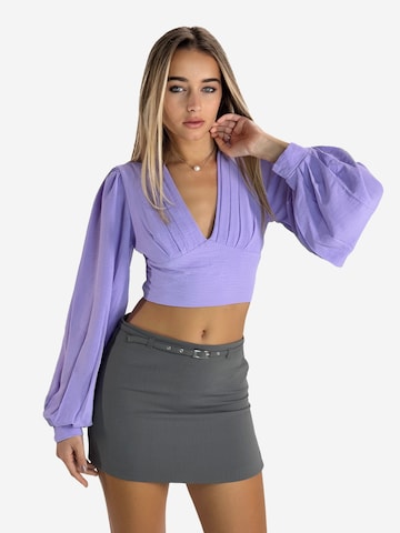 Chemisier Elara en violet