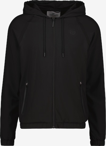 Sergio Tacchini Trainingsjacke 'Rispecchio' in Schwarz: Vorderseite